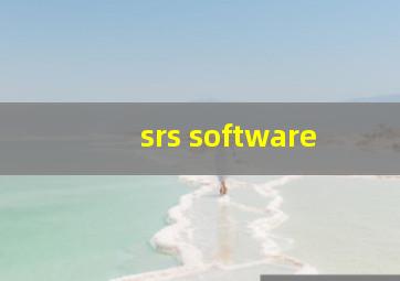 srs software